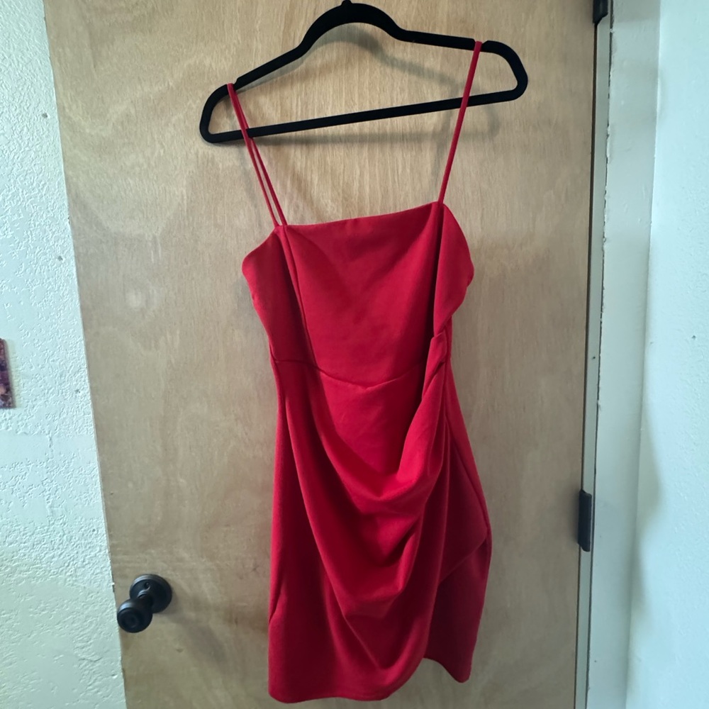 Windsor Strapless Red Dress